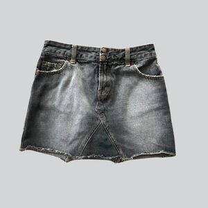 Lucky Brand Distressed Denim Skirt